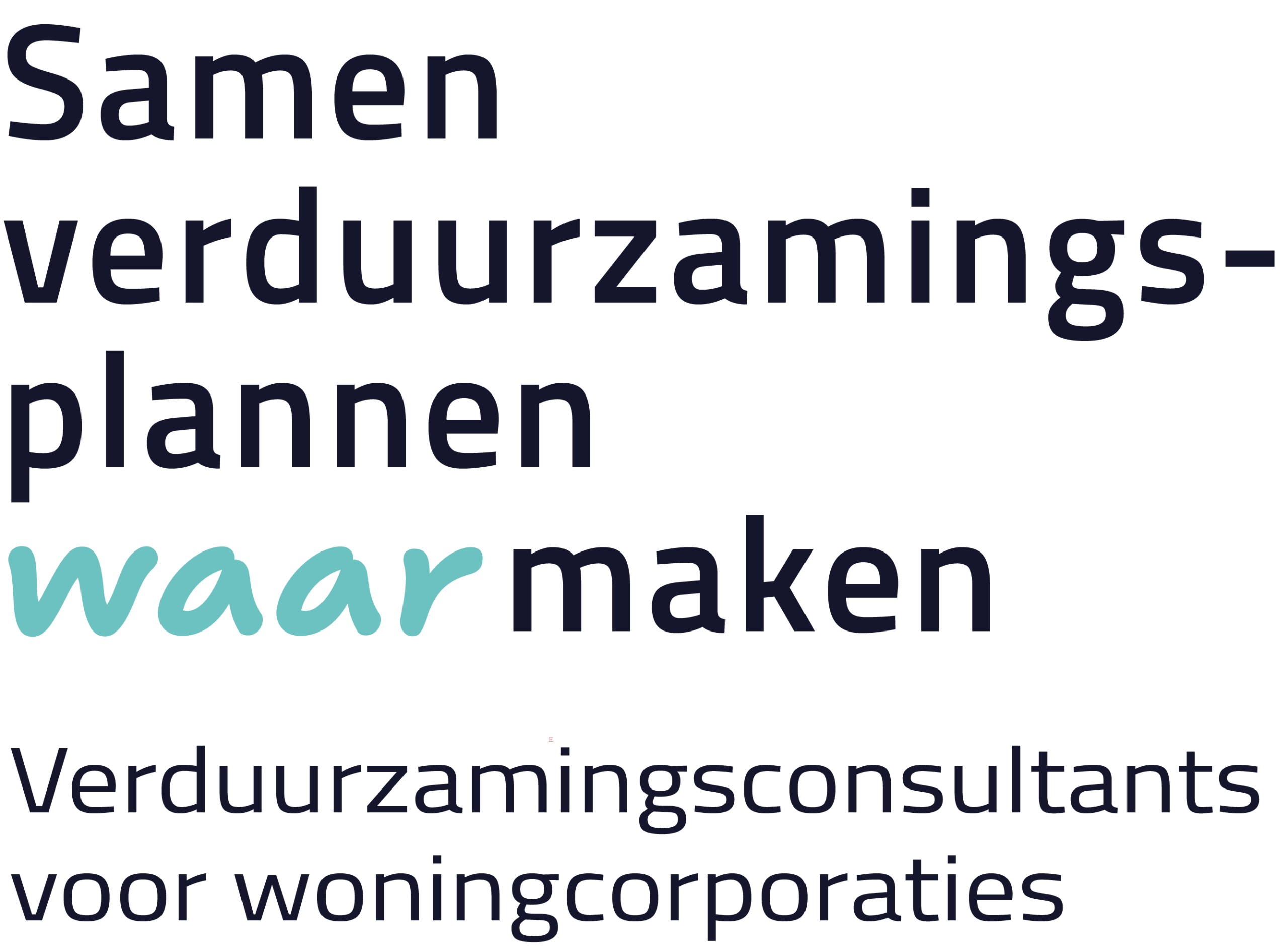 Samen verduurzamingsplannen waarmaken